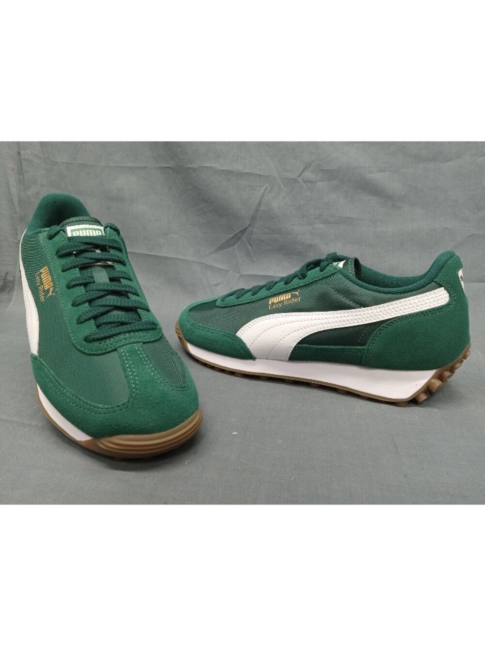 Puma Easy Rider Vintage Jr (GS) Dark Myrtle Green Puma Boys Size 7 NEW NO BOX!